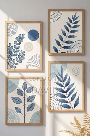 4set Large Abstract Wall Art Inspiration