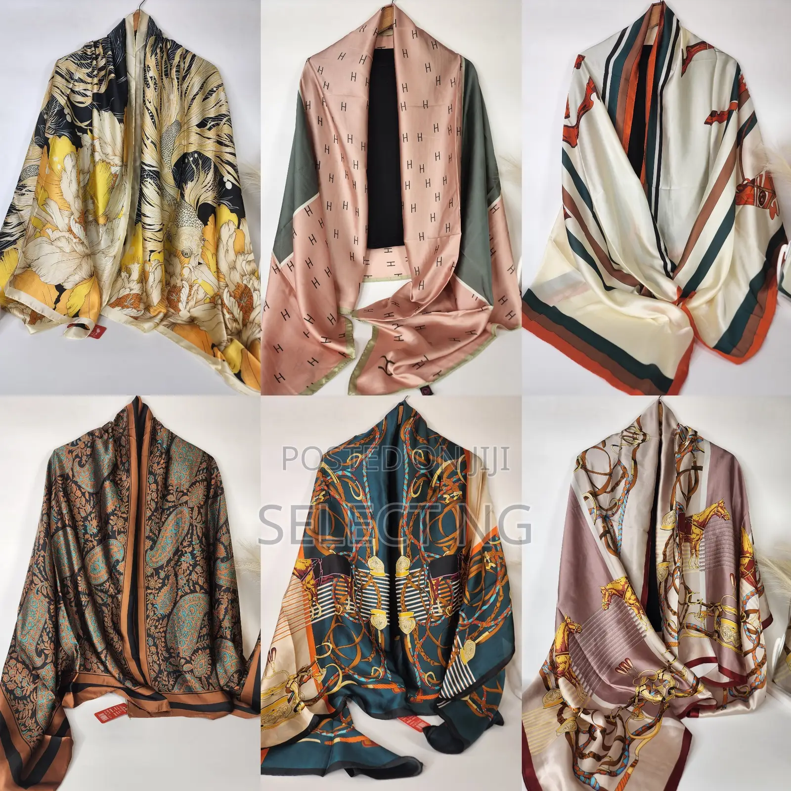 Vintage Silk Scarve 180x90cm