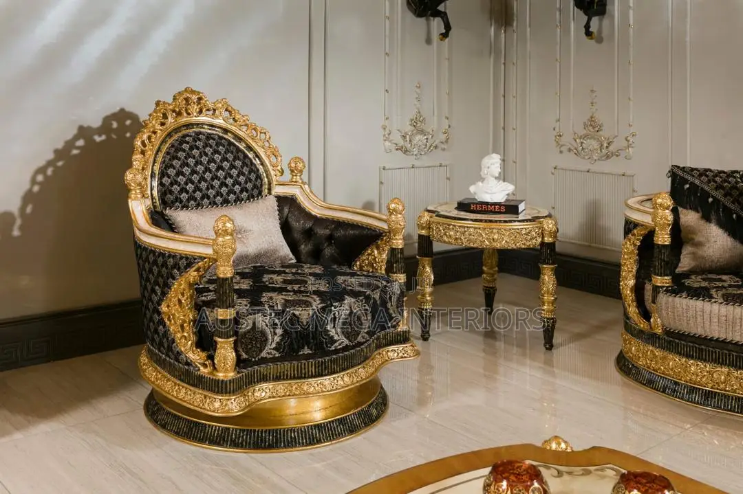 Luxurious Sofa Set With Console, Dining Set and Centre Table