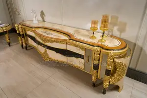Luxurious Sofa Set With Console, Dining Set and Centre Table