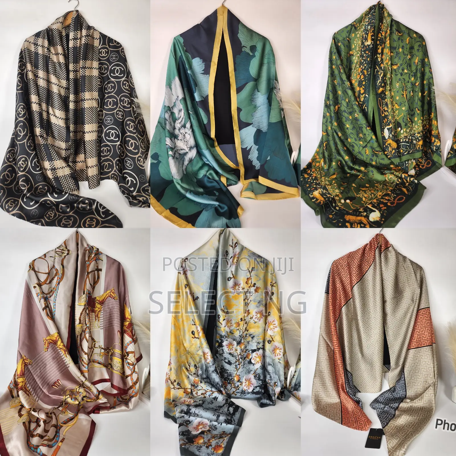 Vintage Silk Scarve 180x90cm