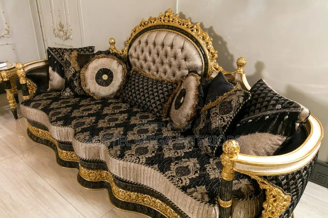Luxurious Sofa Set With Console, Dining Set and Centre Table