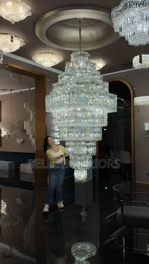 Duplex Building Chandelier Villa Living