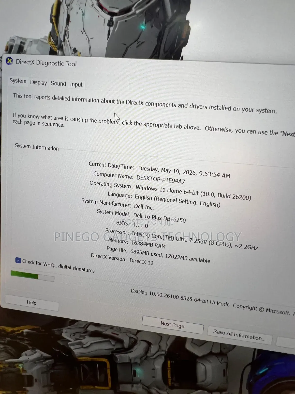 Laptop Dell Plus 16 16GB Intel Core Ultra 7 SSD 1T