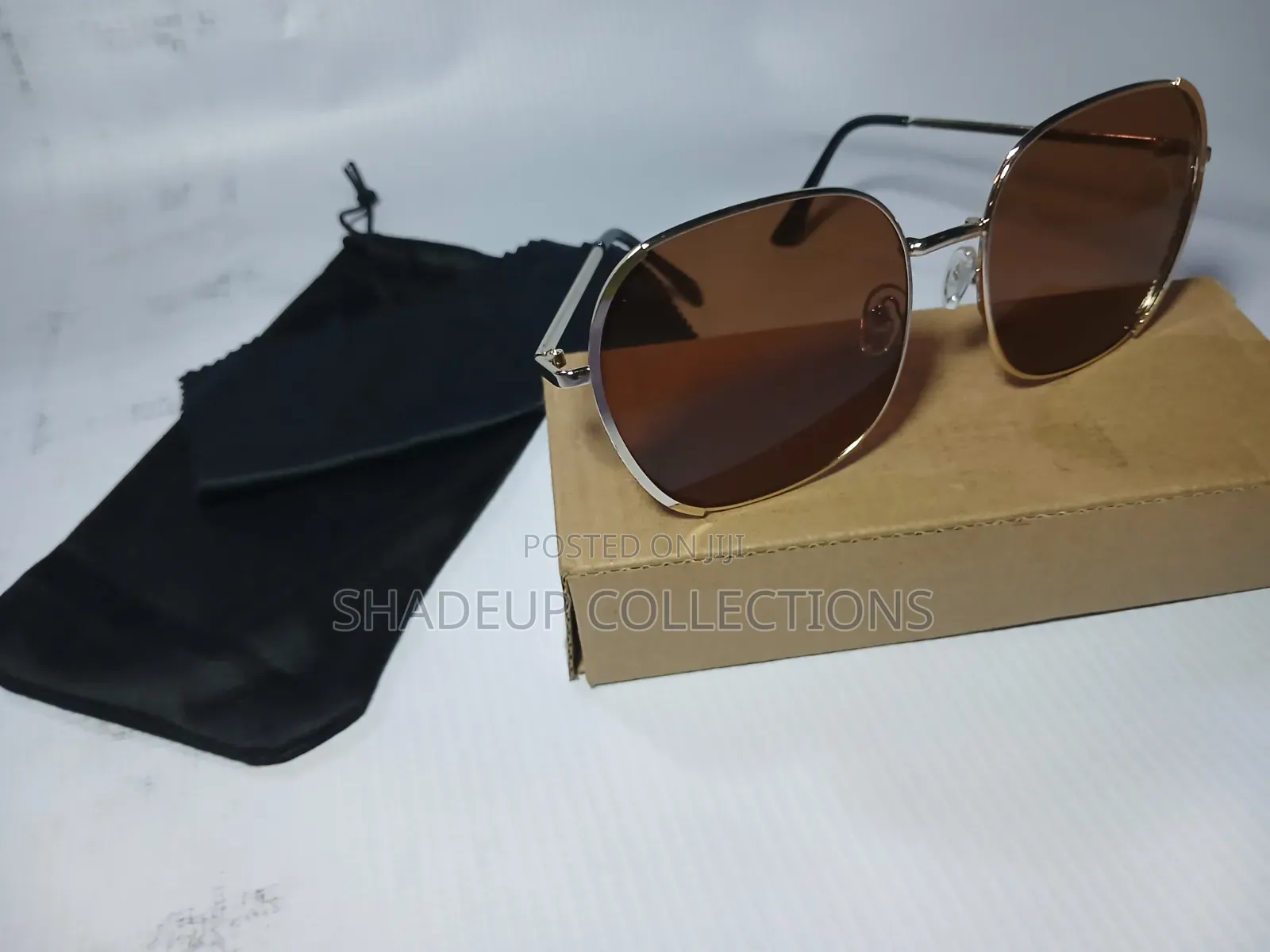 Large Frame Tinted Sunglasses