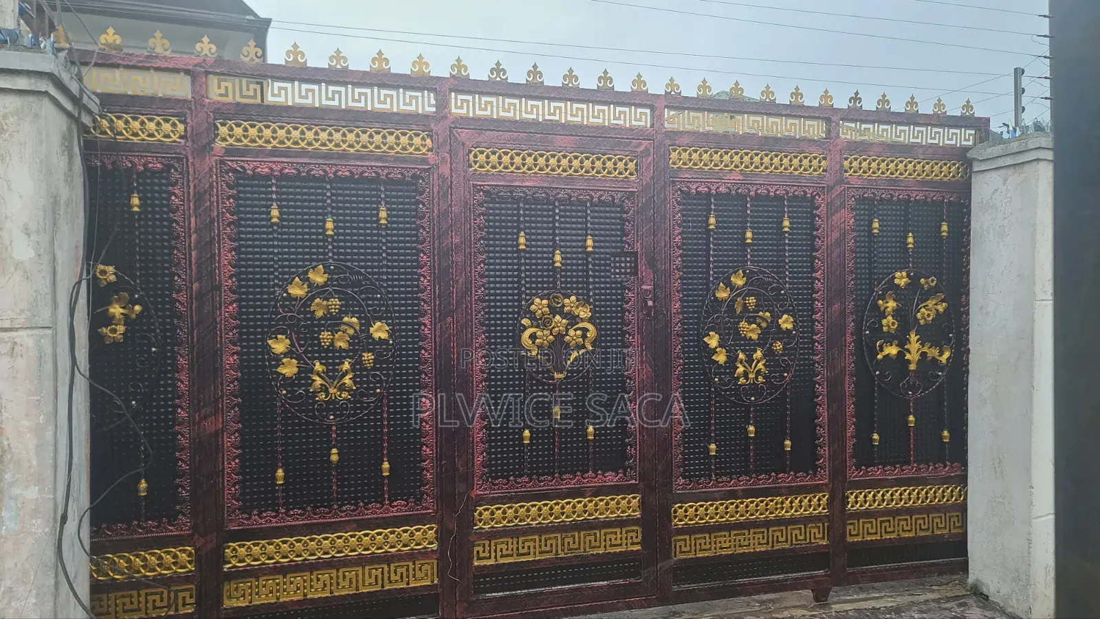 Wrought-Iron Gate 5 Partition