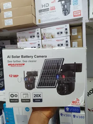 Hd Solar Battery Camera - 20× Zoom