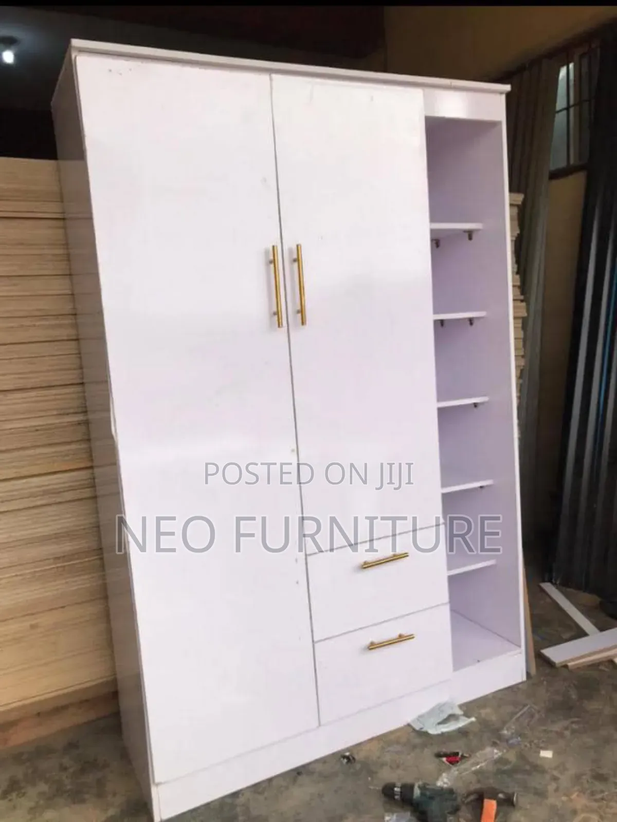 2 Doors Wardrobe