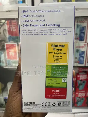 New Tecno Pop 20 64 GB