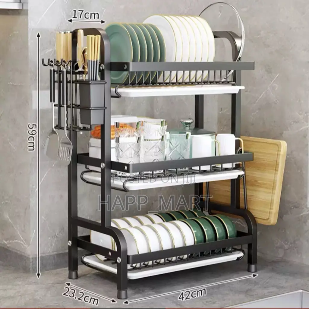 3-tier Dish Plate Rack
