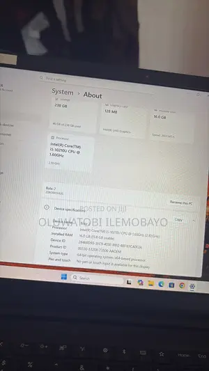 Laptop Lenovo ThinkPad E15 16GB Intel Core i5 SSD 256GB