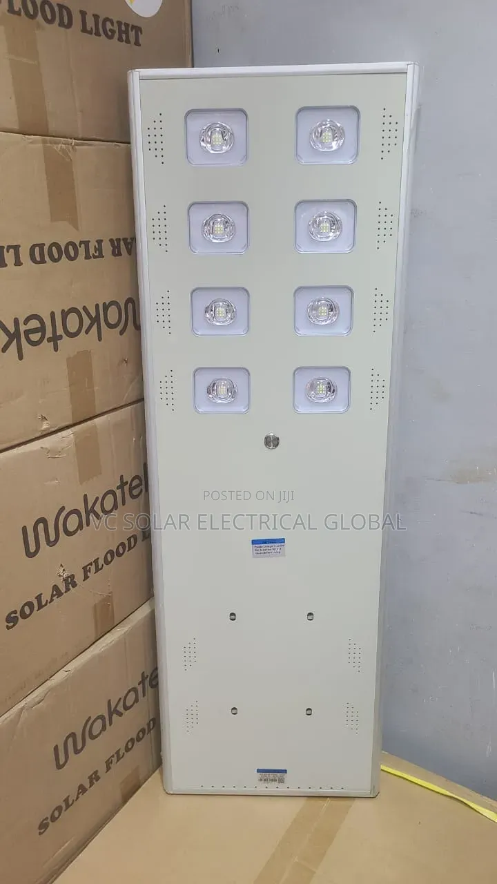 Wakatek 60w Solar Streetlights With 8 Lightning Points 