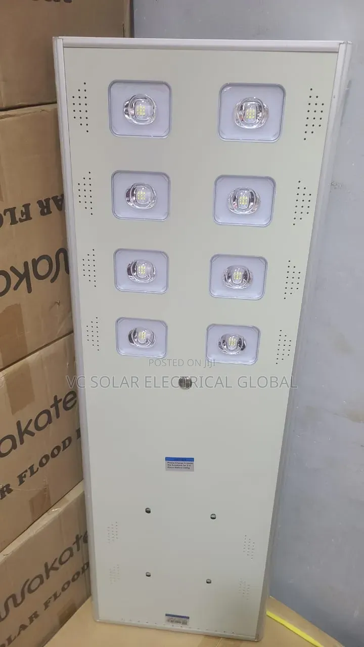 Wakatek 60w Solar Streetlights With 8 Lightning Points 