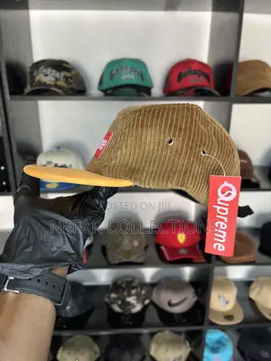 Supreme Flat Brim Face Cap