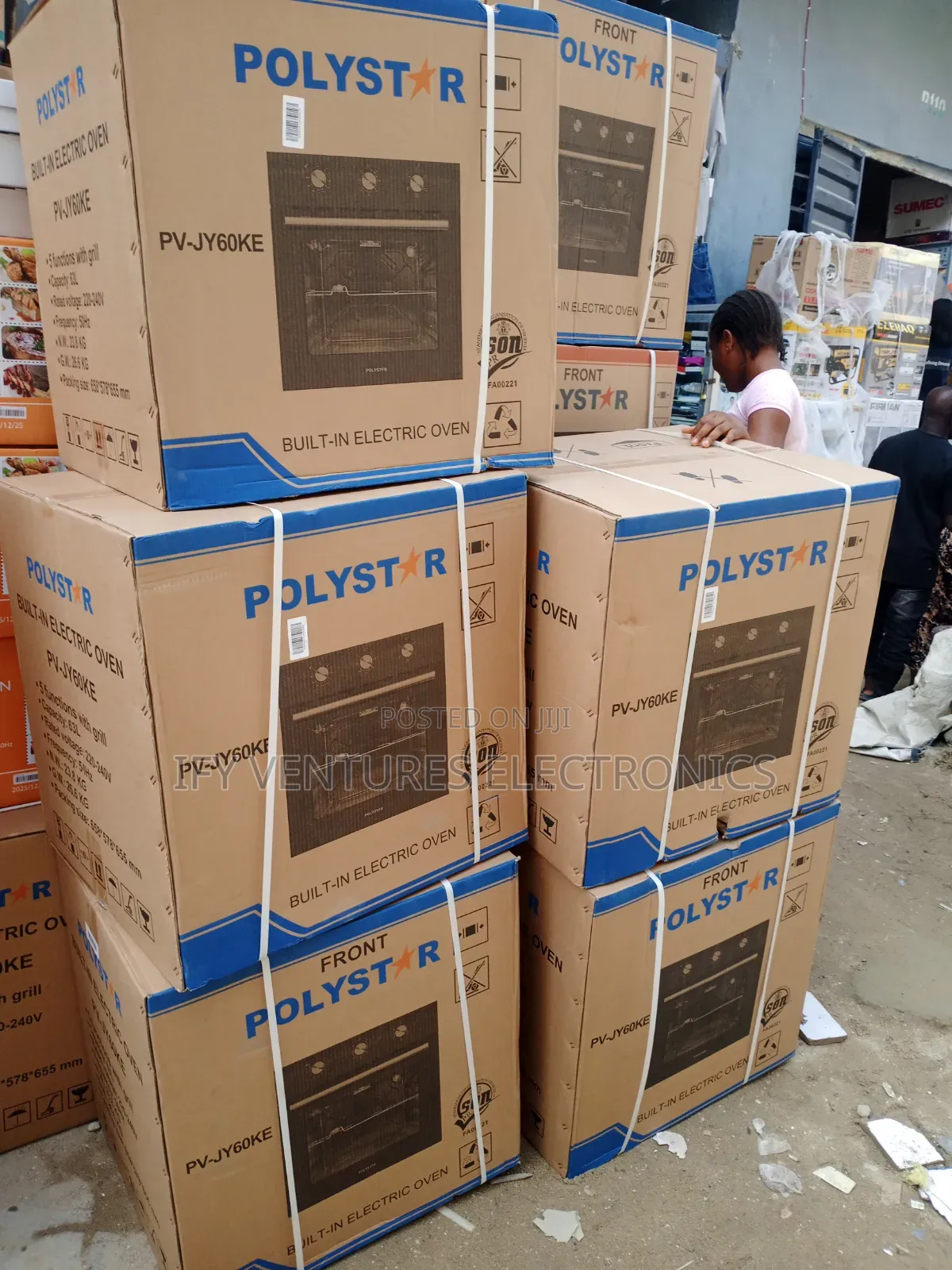 60cm Polystar Built-in Electric Oven