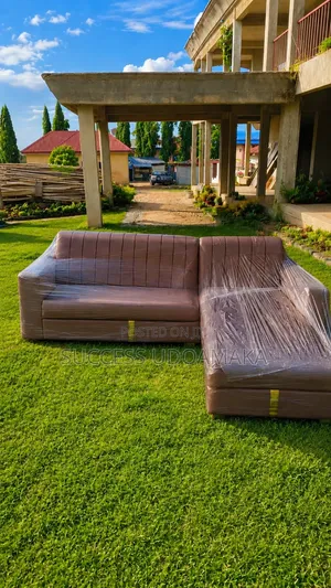 L Shape Brown Color Sofa