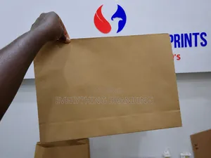 Plain A4 Kraft Paper Bags For Food, Packaging Shopping