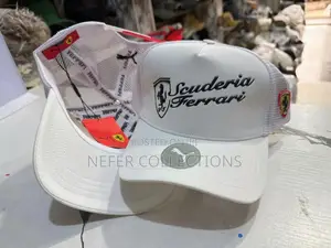Designer Truckers Face Cap - White