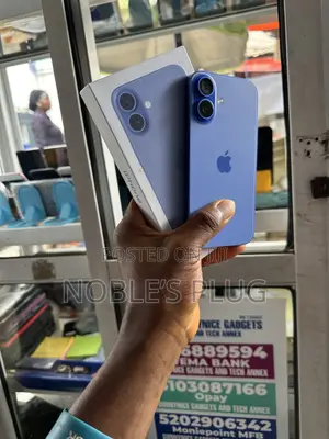 New Apple iPhone 16 128 GB Blue