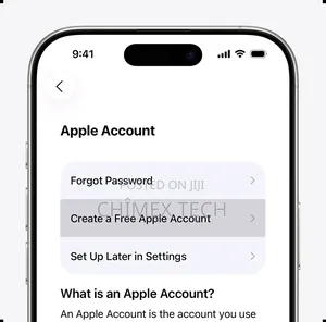 Creation of Icloud and Apple Id