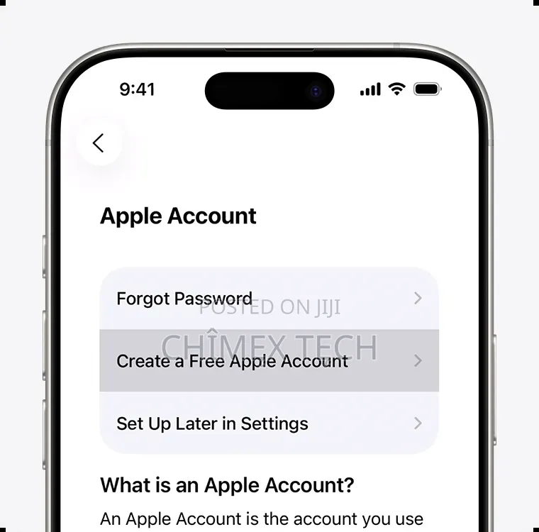 Creation of Icloud and Apple Id