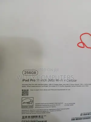New Apple iPad Pro 11 (2025) 256 GB Black