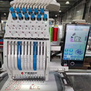 Single Head 12 Inch by 9 Inch Embroidery Machine