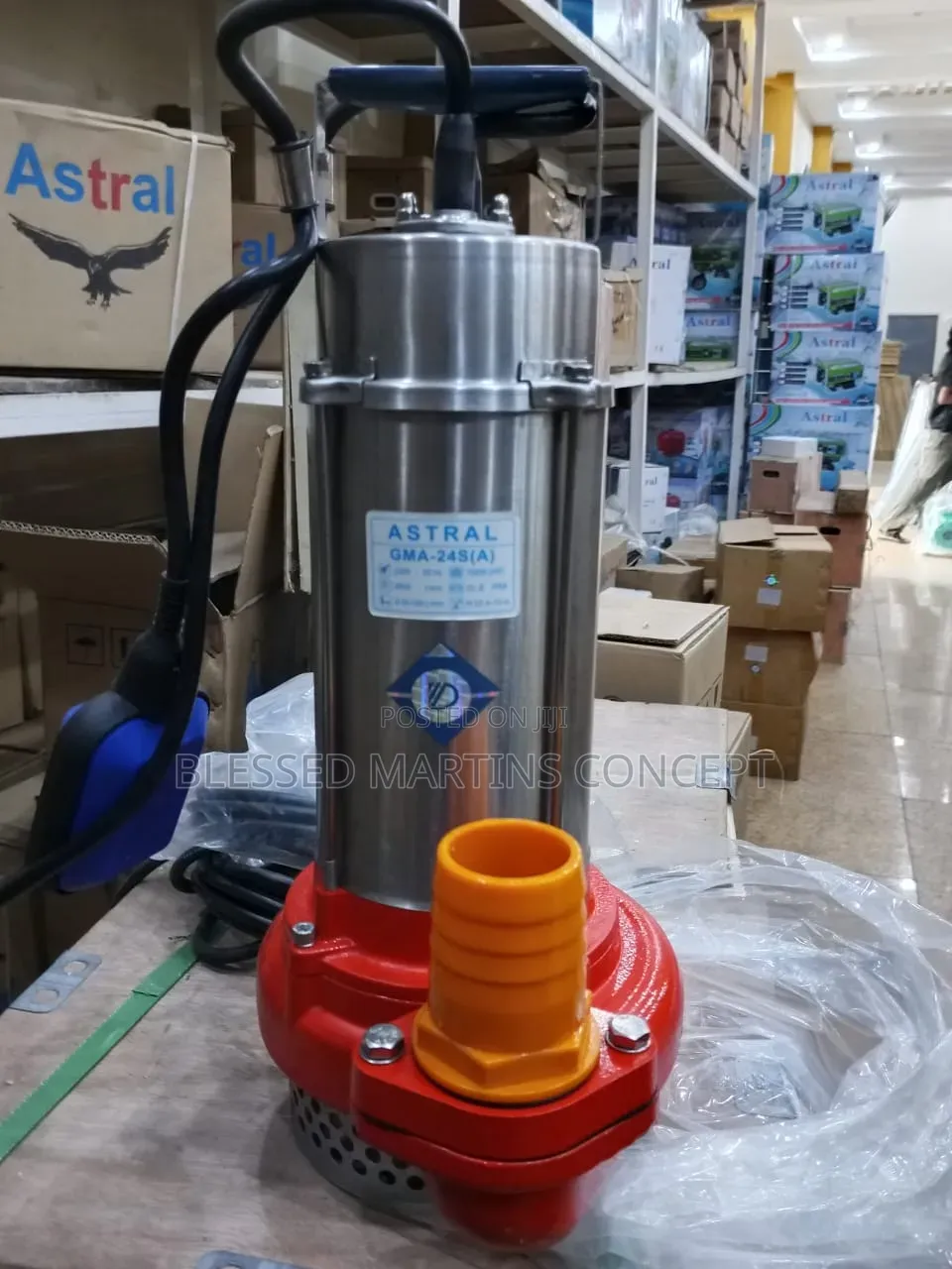 2hp Sewage/Fountain Submersible Pump. 100%