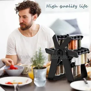 360° Rotating ’18in1′ Spice Rack
