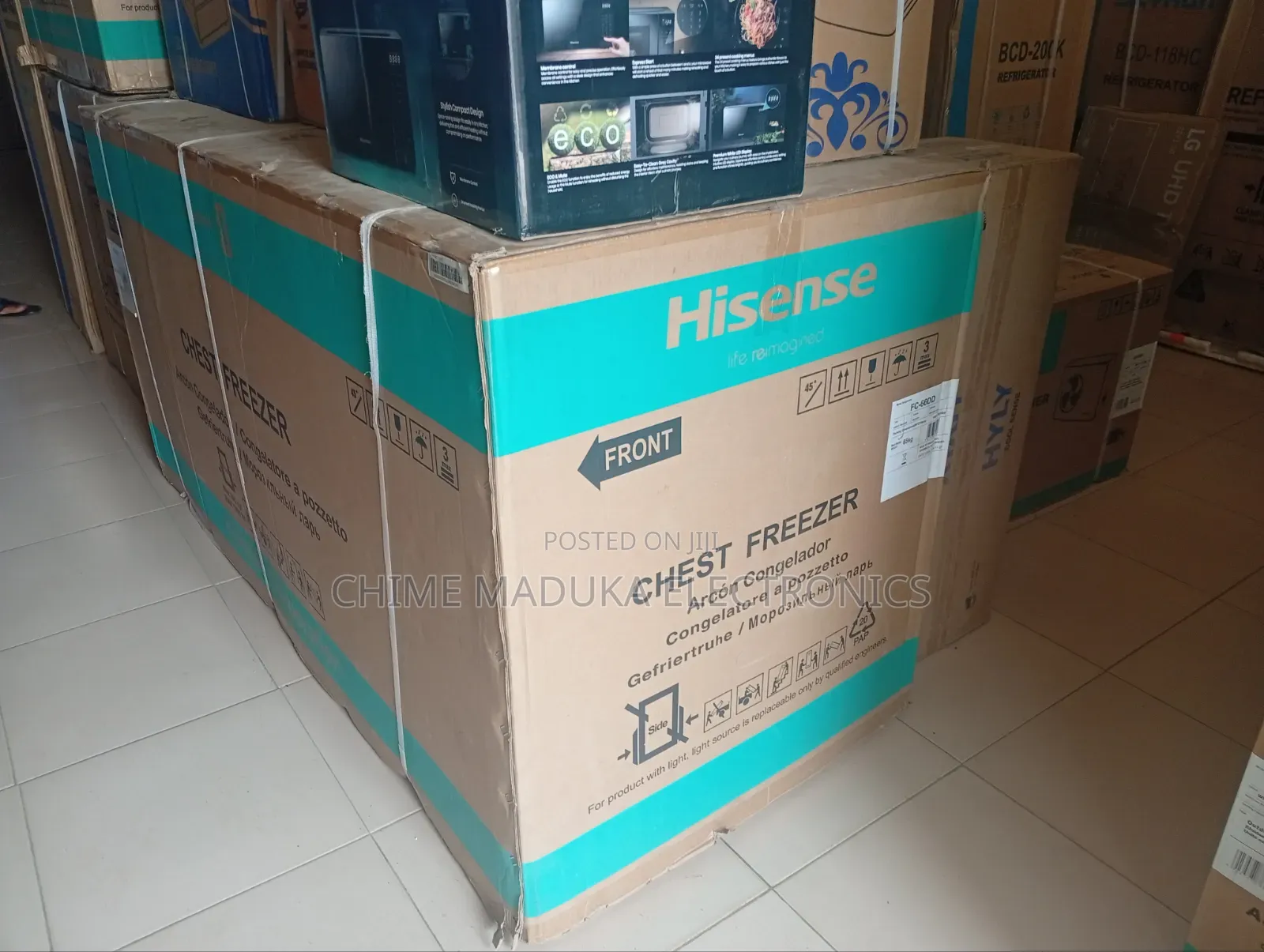 500litres Double Door Freezer