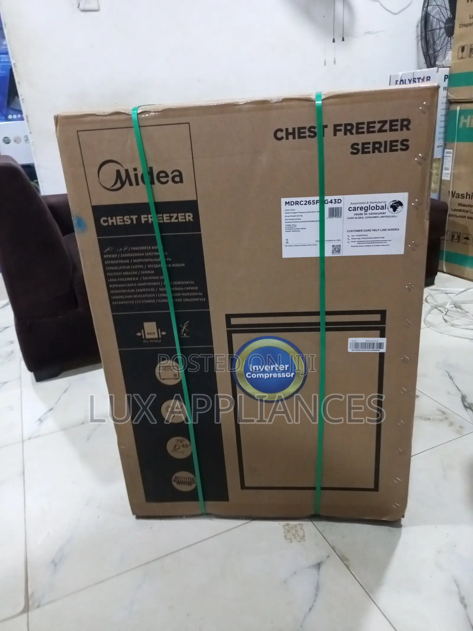 Midea Deep Cooling Chest Freezer 143l