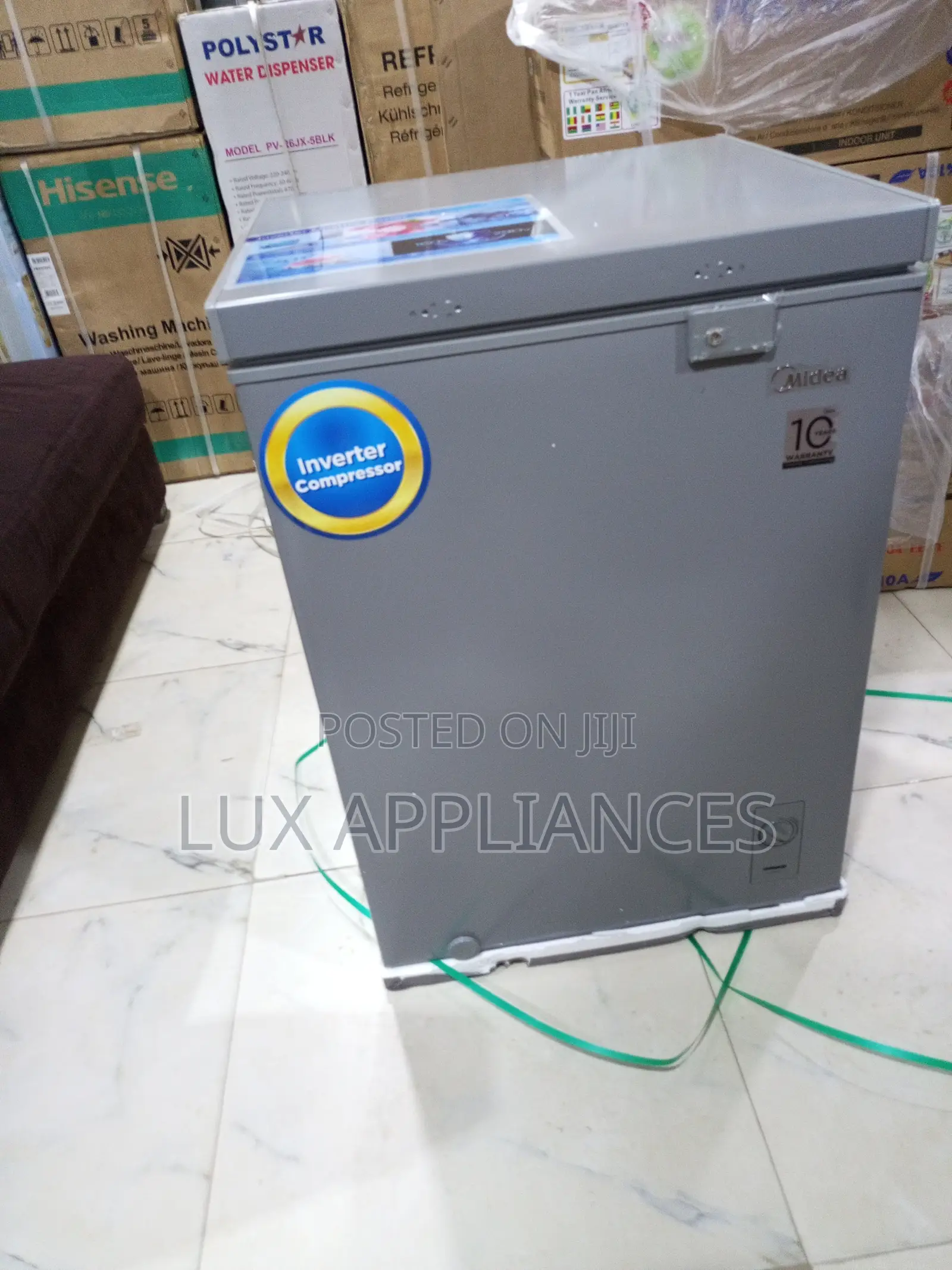 Midea 140l Deep Freezer With Led Interior Light