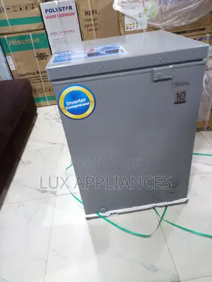 Midea 140l Deep Freezer With Led Interior Light