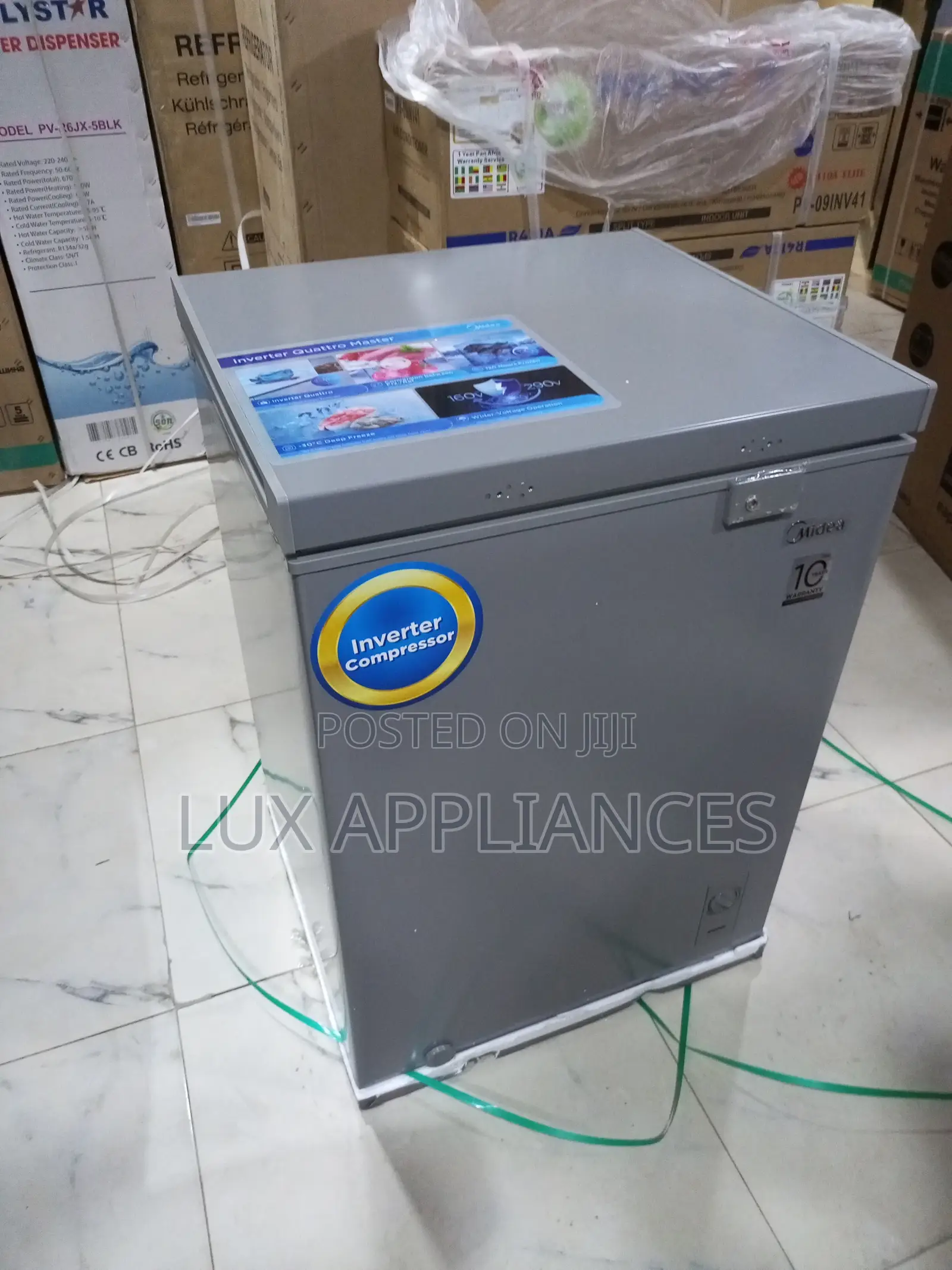 Midea Deep Freezer With Power Outage Cooling Memory