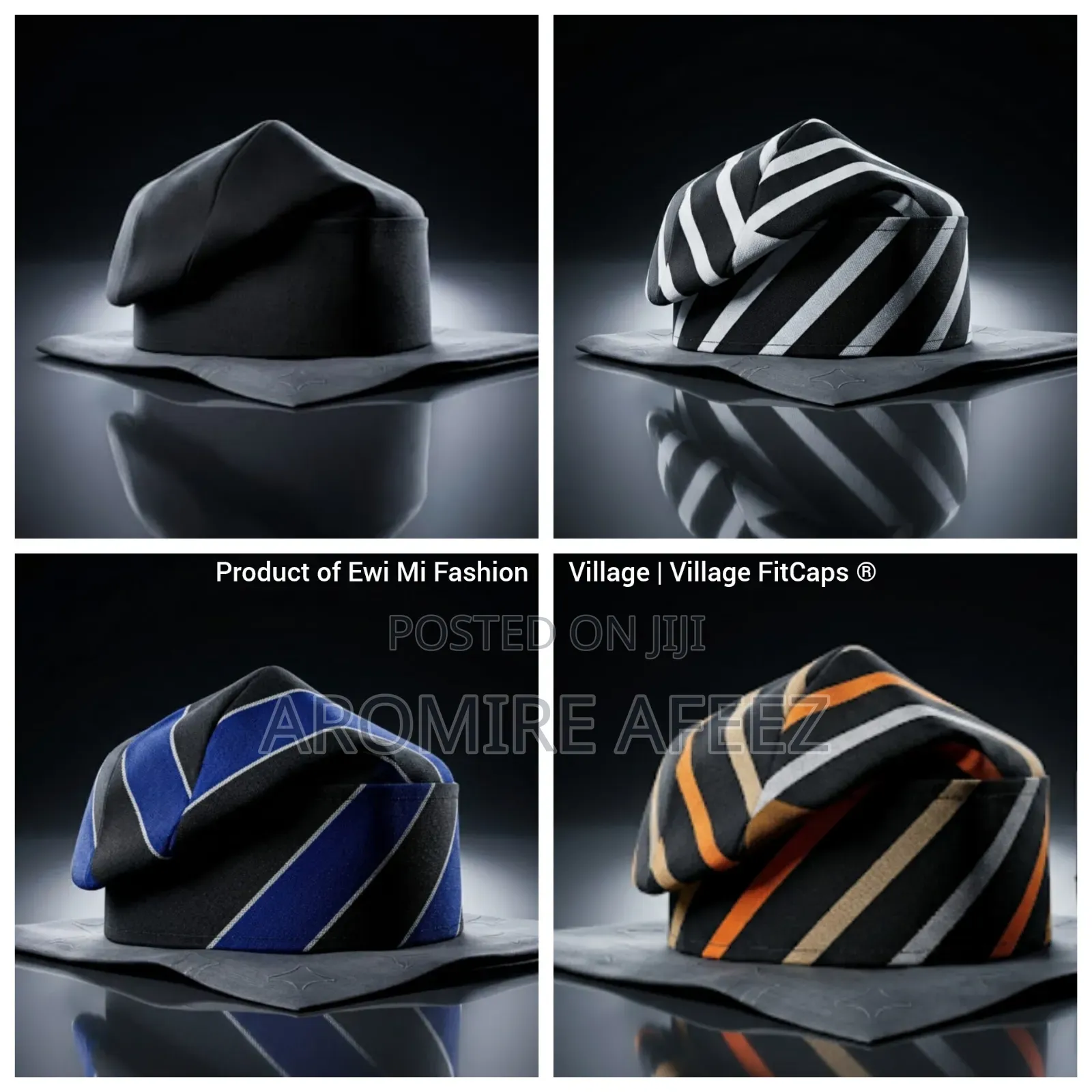 Aso Oke Caps