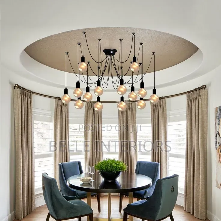 Office Retro Industrial Wind Chandelier