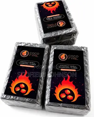 Coco Fyre Black Falcon Shisha ( Coconut Shell Charcoal Cube )