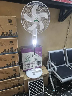 Solar Rechargeable Fan 16 Inches