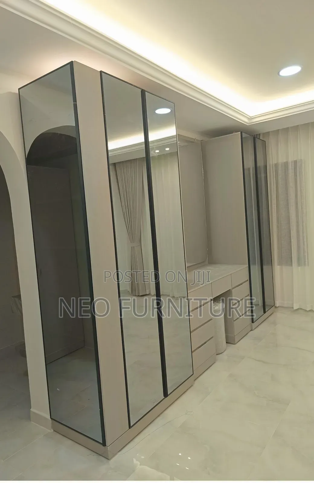 Wardrobe With Dressing Mirror