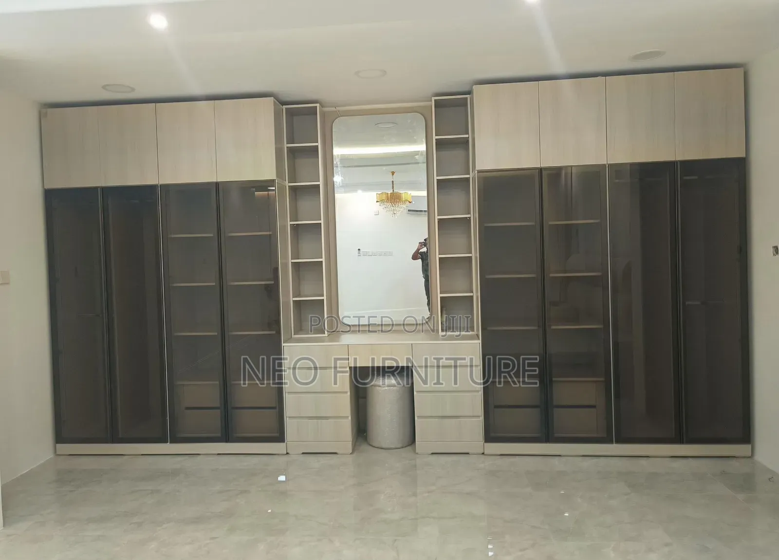 Wardrobe With Dressing Mirror