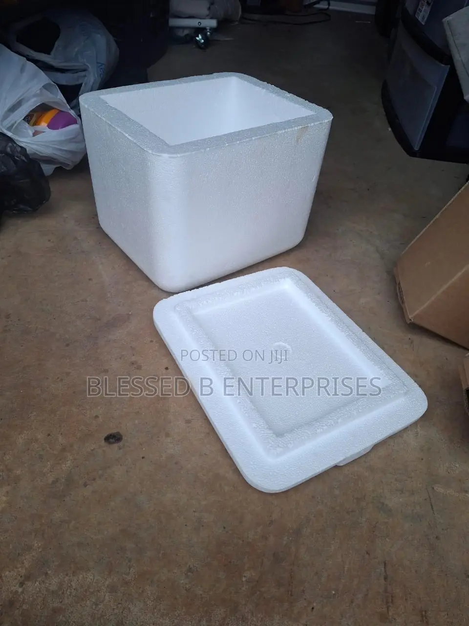 White Foam Box for Storage