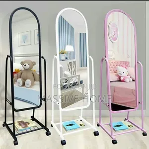 Standing Mirror With Shoe Rack