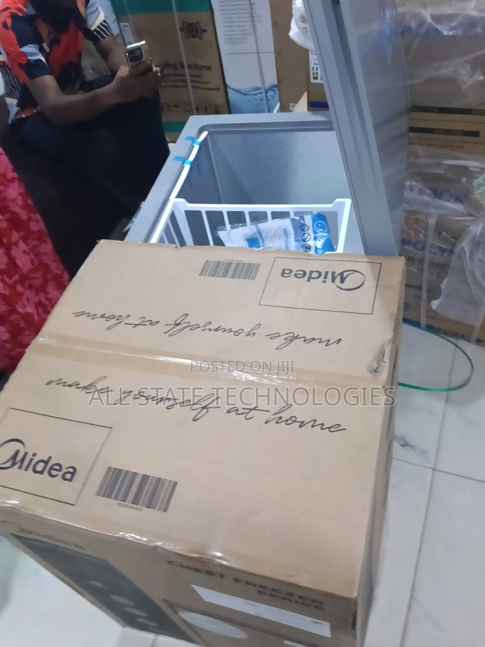 Midea 143l Horizontal Inverter Chest Freezer
