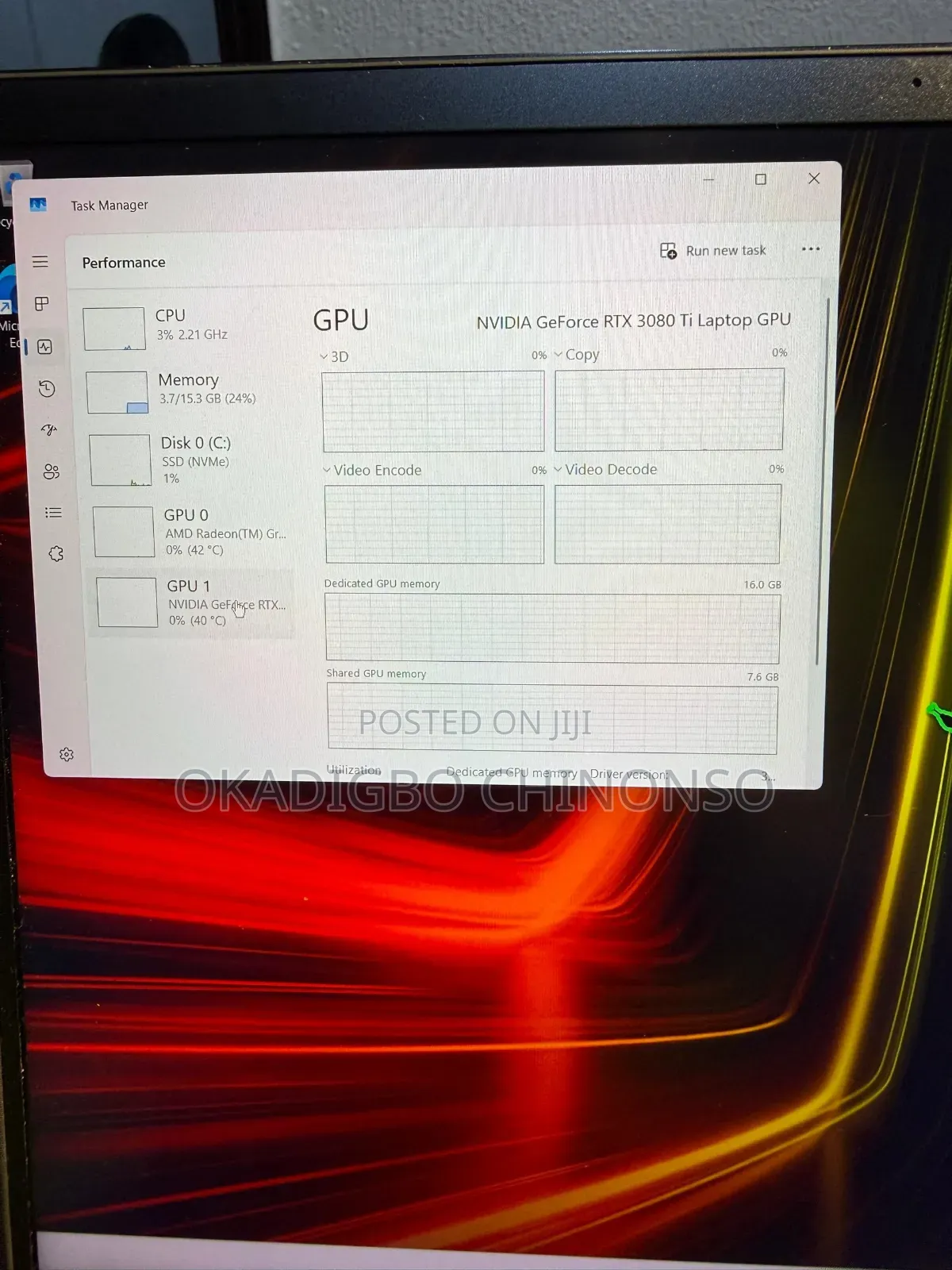 Laptop Razer Blade 16GB AMD Ryzen 9 SSD 1T