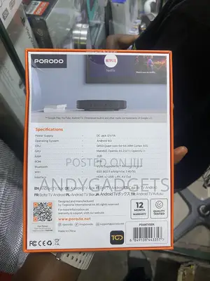Porodo Smart View Android Tv Box