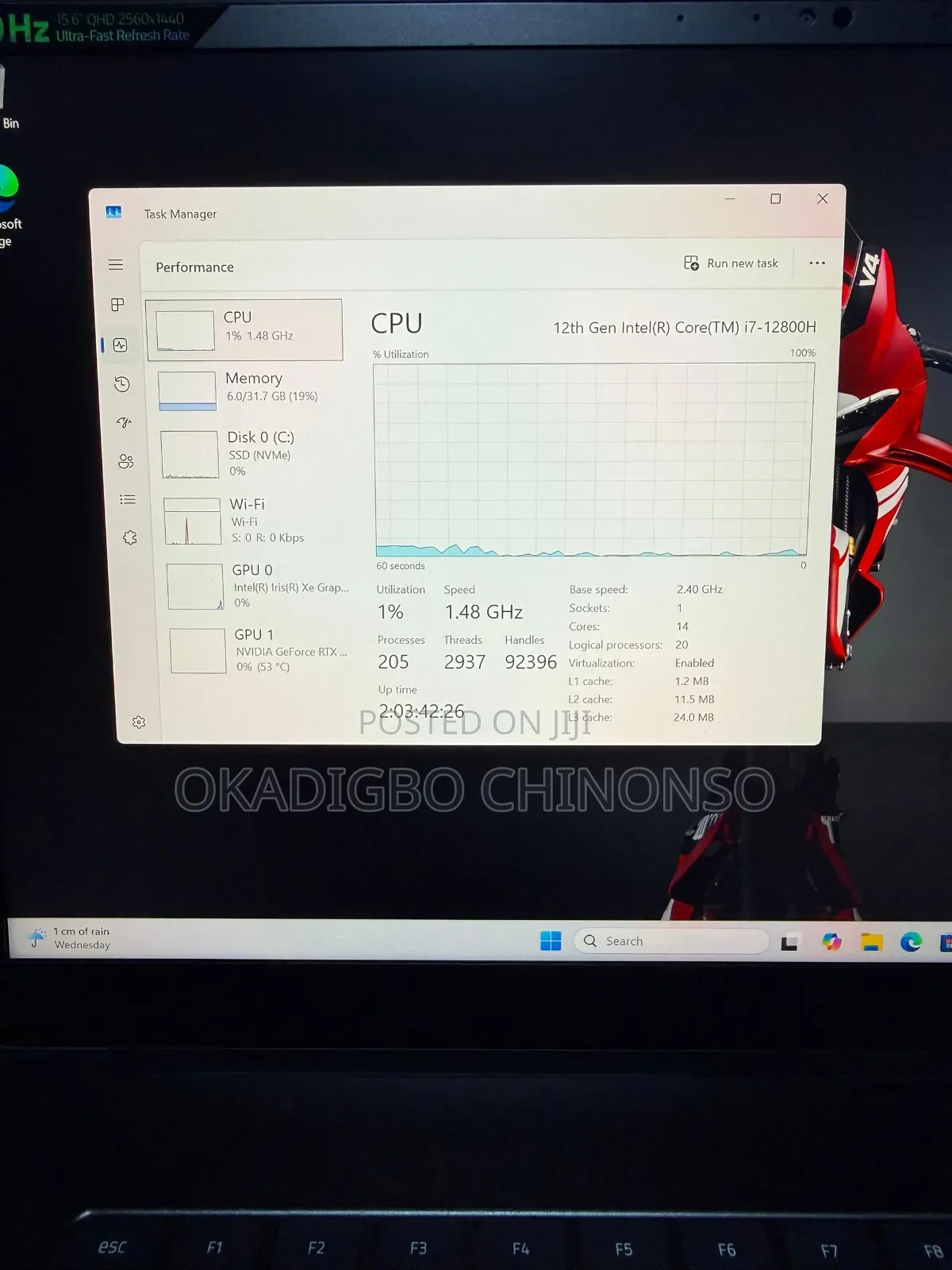 Laptop Razer Blade 32GB Intel Core i7 SSD 2T