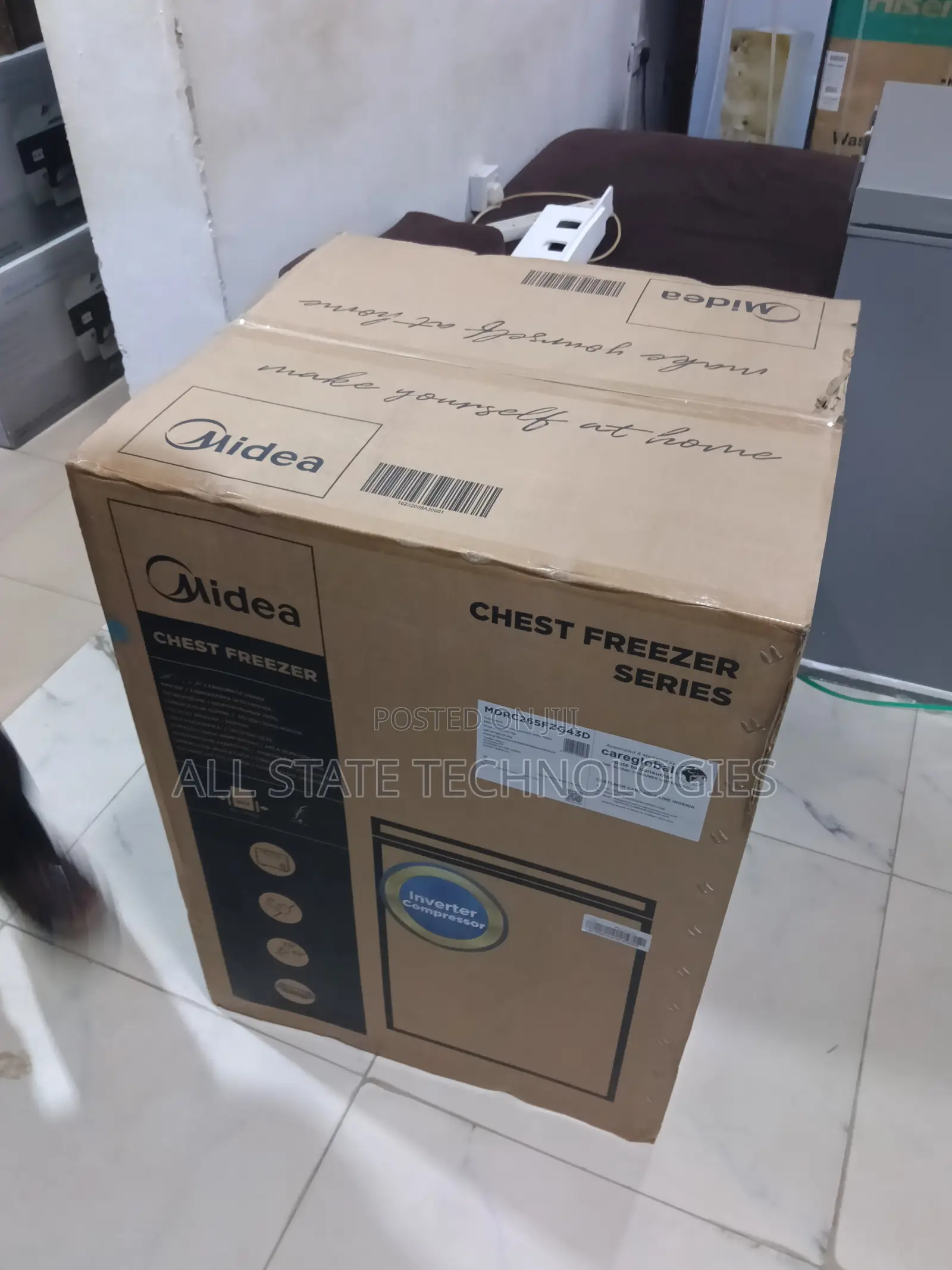 Midea 143l Fast Freezing Inverter Freezer