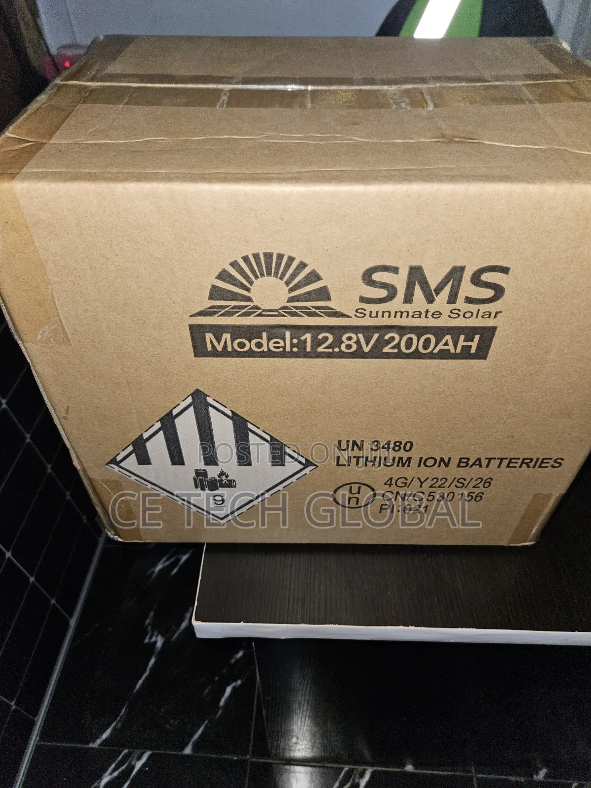 2.5kwh 200ah 12v Lithium Battery - SMS