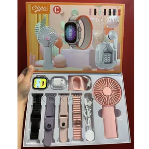 9 in 1 Smart Watch With Hand Fan and Ear Buds