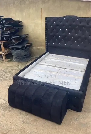 Classic 4 and Half by 6 Bedframe With an Ottoman